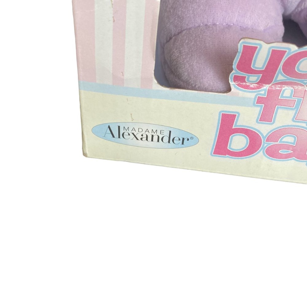Madame Alexander My First Newborn Baby Doll Soft Fabric Body Lavender NWT - Picture 5 of 15